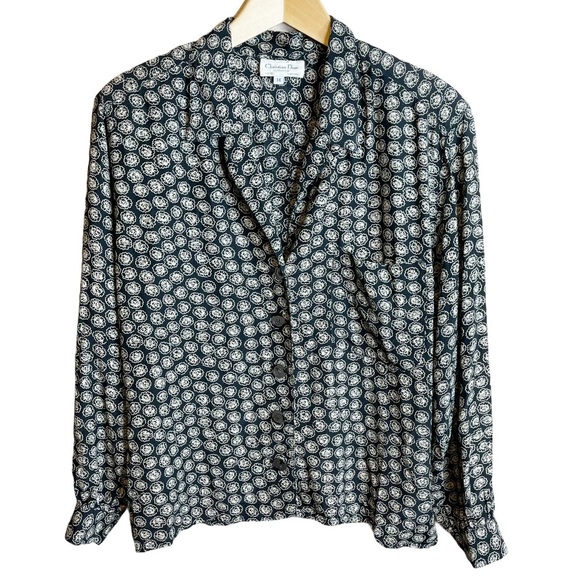 vintage christian dior button up